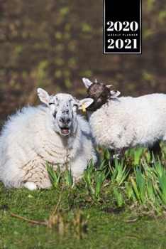Sheep Lamm Shepherd Herder Farmer Week Planner Weekly Organizer Calendar 2020 / 2021 - Annoy Parents: Cute Wildlife Animal Pet Bullet Journal Notebook Diary in 6” x 9” Inch Pocket Size