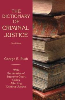 Paperback Dictionary of Criminal Justice Book
