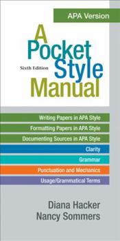 Spiral-bound A Pocket Style Manual, APA Version Book