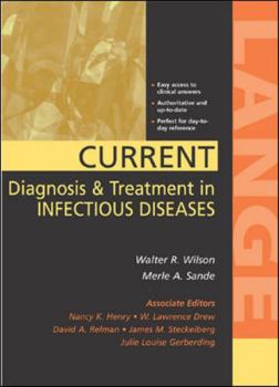 Paperback Current Diagnosis & Treatment in Infectious Disease Book