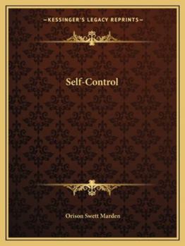 Paperback Self-Control Book
