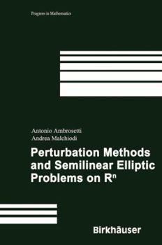 Hardcover Perturbation Methods and Semilinear Elliptic Problems on R^n Book