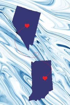 Paperback Long Distance Out of State Journal: Nevada & Indiana Book