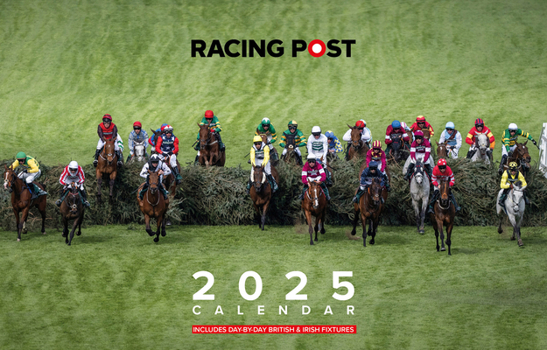 Calendar Racing Post Desk Calendar 2025 Book