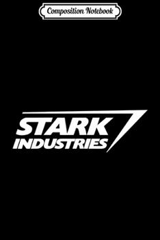 Composition Notebook: Marvel Iron Man Stark Industries Logo Graphic  Journal/Notebook Blank Lined Ruled 6x9 100 Pages