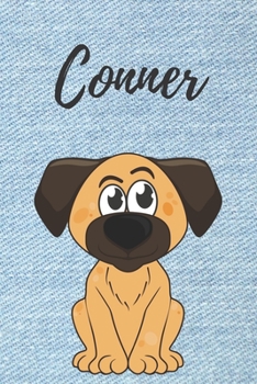 Paperback Personalisiertes Notizbuch - Hunde Conner: DIN A5, 120 blanko Seiten [German] Book