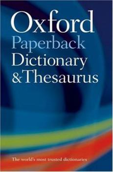 Paperback Paperback Oxford Dictionary and Thesaurus Book