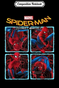 Composition Notebook: Marvel Spider-Man Homecoming Boxed In Graphic  Journal/Notebook Blank Lined Ruled 6x9 100 Pages