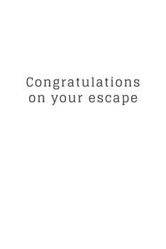 Congratulations on your escape: Going away Gift for Coworker / Colleague leaving Gifts | Blank Lined Composition Notebook, Journal & Planner