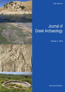 Journal of Greek Archaeology Volume 3 2018