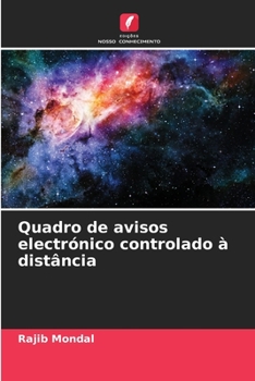 Paperback Quadro de avisos electrónico controlado à distância [Portuguese] Book