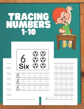 Paperback Tracing Numbers 1-10: Number Tracing Workbook for Kindergarten & Preschoolers. Numbers Tracing Worksheets-with Fun Images Book