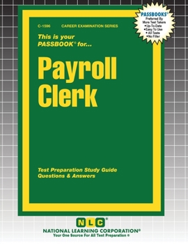 Paperback Payroll Clerk Book