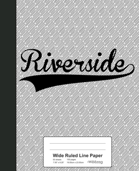 Paperback Wide Ruled Line Paper: RIVERSIDE Notebook Book
