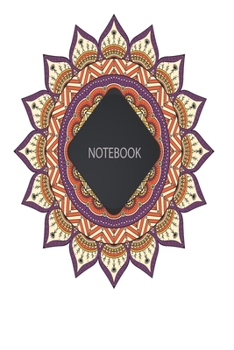 Notebook Mandala , Letter Size, Mandala Paper, Mandala Cover, 8.5” x 11