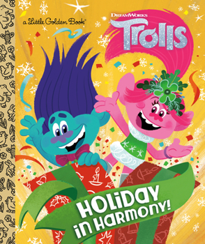 Hardcover Holiday in Harmony! (DreamWorks Trolls) Book