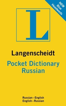 Paperback Langenscheidt Pocket Dictionary: Russian [Russian] Book