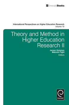 Hardcover Theory and Method in Higher Education Research II Book