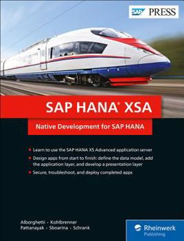 Hardcover SAP Hana Xsa: Native Development for SAP Hana Book