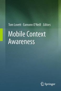 Hardcover Mobile Context Awareness Book