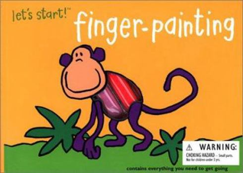 Hardcover Finger-Painting [With Paint, Mixer Tool, Googly Eyes] Book