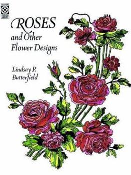 Paperback Roses and Other Flowers Designs Book