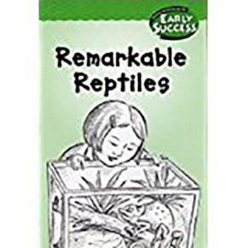 Paperback Houghton Mifflin Early Success: Remarkable Reptiles Book