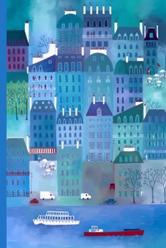 Notes: A Blank Squared Paper Journal with Paris Painting Cover Art