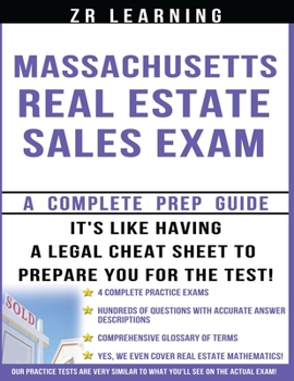 Paperback Massachusetts Real Estate Sales Exam: Principles, Concepts And 400 Practice Questions Book