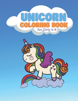 Paperback Unicorn Coloring Book for Girls 4-8 Book