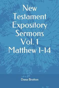 Paperback New Testament Expository Sermons Vol. 1 Matthew 1-14 Book