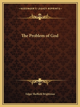 Paperback The Problem of God Book