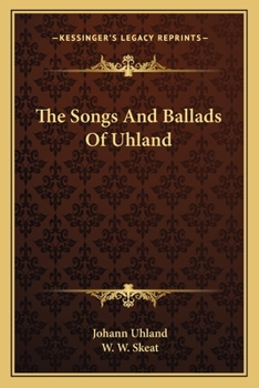 Paperback The Songs And Ballads Of Uhland Book