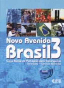 Paperback Novo Avenida Brasil: Book/exercise book/CD 3 [Portuguese] Book