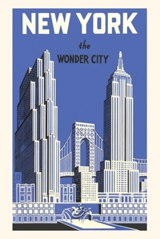 Paperback Vintage Journal New York, the Wonder City Book