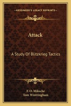 Paperback Attack: A Study Of Blitzkrieg Tactics Book