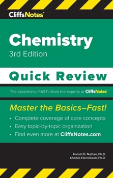 Paperback CliffsNotes Chemistry: Quick Review Book