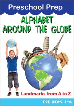 DVD Preschool Prep - Alphabet Around the Globe - Landmarks from A to Z Book