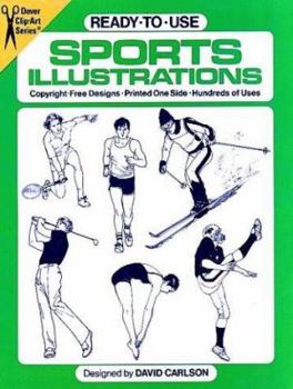 Paperback Ready-To-Use Sports Illustrations Book