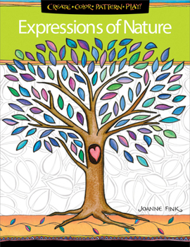 Paperback Expressions of Nature Coloring Book