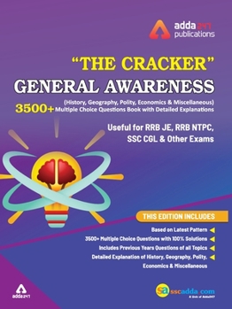 Paperback The Cracker General Awareness (History, Geography, Polity and others) MCQ Book for RRB JE, NTPC, RRC Group D and other Exams 2019 (In English Printed Book