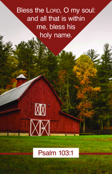 Misc. General Worship Bulletin: Bless the Lord (Package of 100): Psalm 103:1 (Kjv) Book
