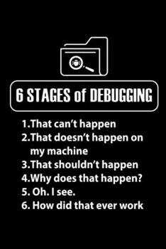 Paperback Notizbuch: Code Programmierer Nerd Bug Entwickler Geschenke 120 Seiten, 6x9 (ca. A5), Blanko / Skizzen [German] Book