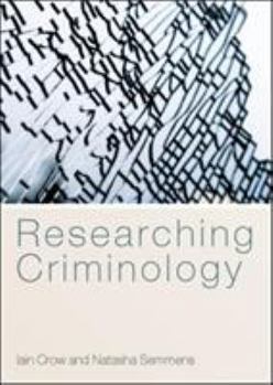 Paperback Researching Criminology Book