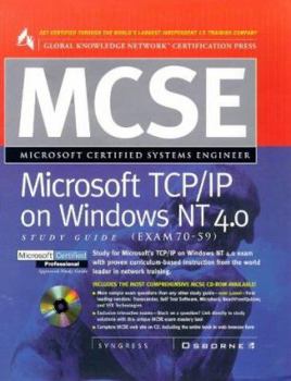 Hardcover MCSE TCP IP Windows NT 4.0 Study Guide [With Includes Six Individual Exams, Links & Hyperlinks] Book