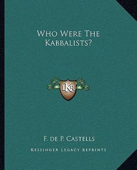 Paperback Who Were The Kabbalists? Book