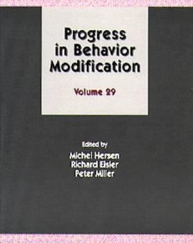 Paperback Progress in Behavior Modification: Volume 29 Book