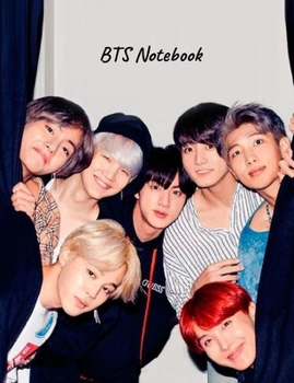 Paperback BTS Notebook: 150 Page 7.44" x 9.69 Notebook Book