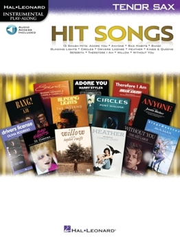 Paperback Hit Songs: Tenor Sax Play-Along with Audio Demo and Backing Tracks Book