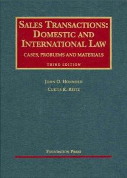 Hardcover Sales Transactions: Domestic and International Law Book